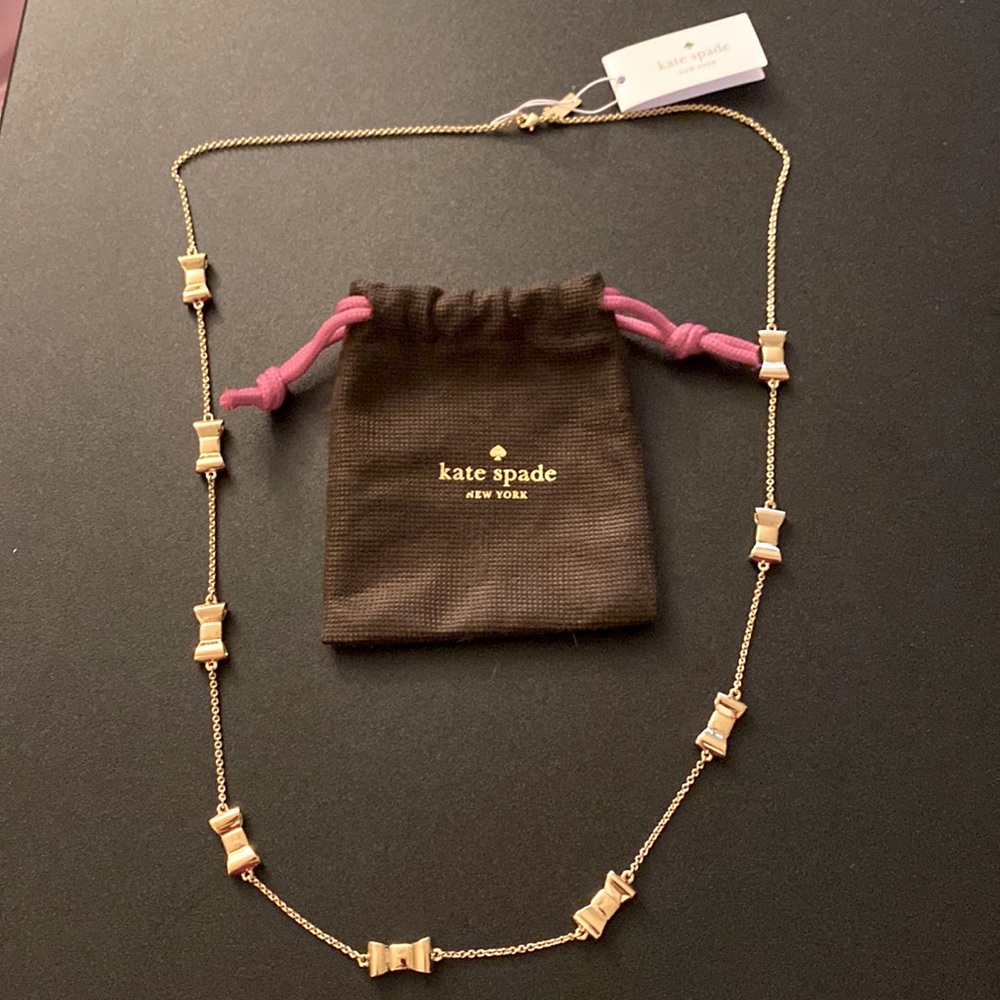 Kate Spade bow necklace